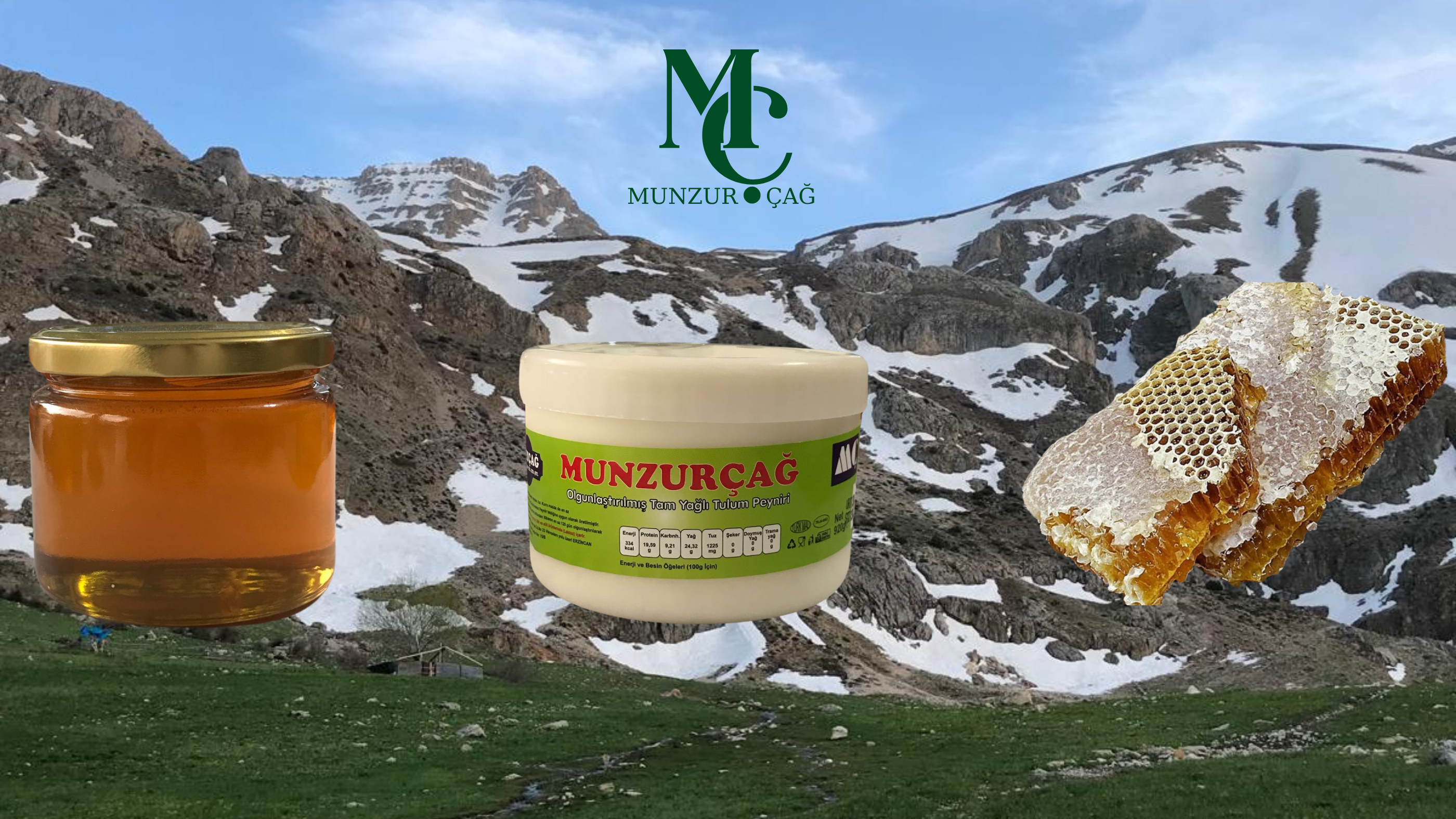 Munzurçağ slider resmi peynir yağ ürünleri doğal